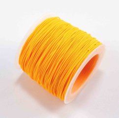 Colored drawstring - yellow - diameter 0.1 cm