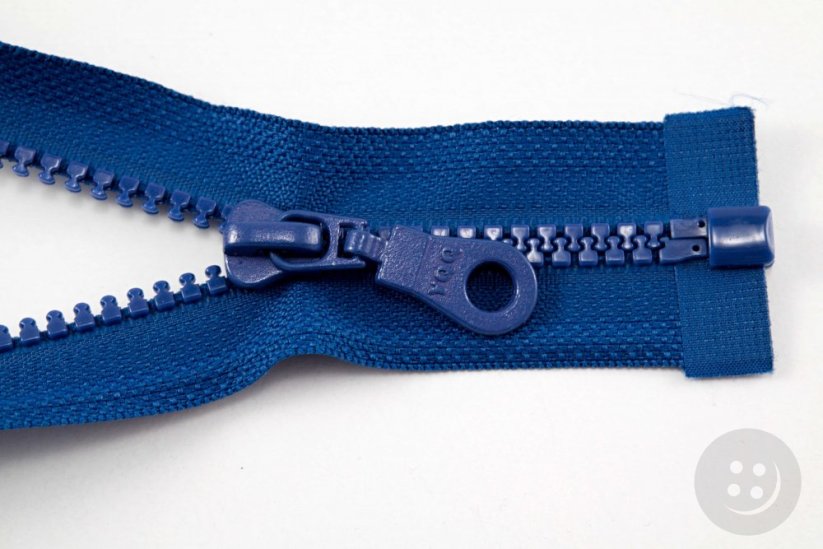 Dělitelný kostěný zip - délka (30 - 95 cm) - různé barvy