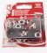 Metal eyelets 20 pcs - diameter 1 cm - silver