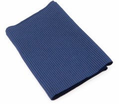 Polyester Bündchen - Dunkelblau