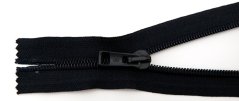 Spiral zipper no. 5, non-separating, dark blue, 16 cm Spiral zipper no. 5, non-separating, dark blue, 16 cm