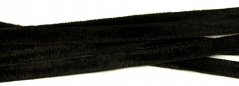 Sametová stuha - tmavě hnědá - šířka 0,6 cm