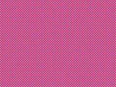 Bavlněné plátno - bílé puntíky na růžovém podkladu