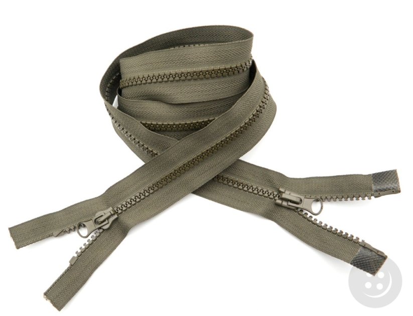 Protipohyb kostený zips - dĺžka (65 - 150 cm) - rôzne farby