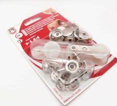 Auto-Moto cvoky na silné materiály - nikiel - priemer 1,5 cm - 10 ks