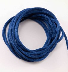 Satinschnur - dunkelblau - Durchmesser 0,2 cm
