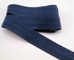 Fold over elastic - dark blue - width 1.5 cm