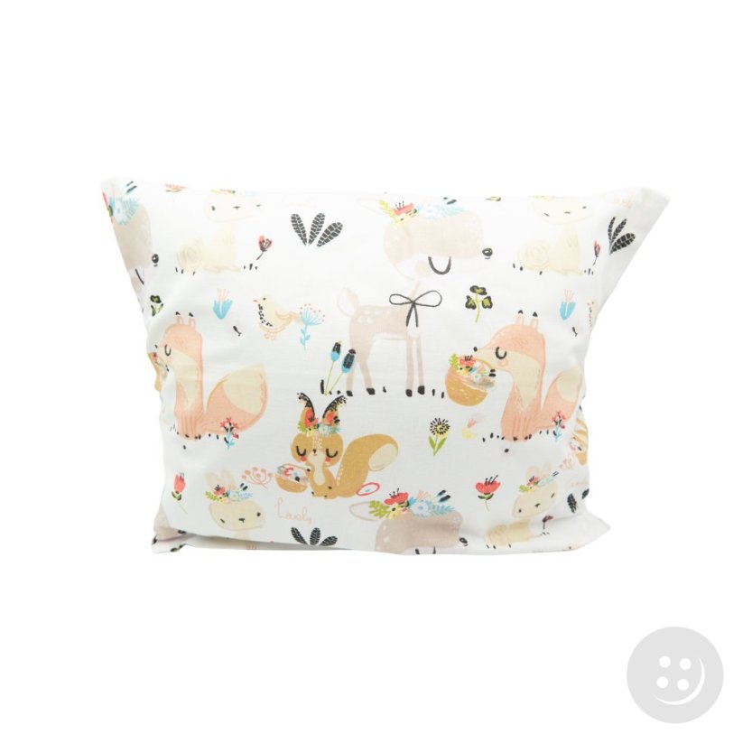 Bylinkový polštářek Levandulové pohlazení - Lesní zvířátka - rozměr 35 cm x 28 cm