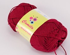 Příze Camila natural - bordo - číslo barvy 20
