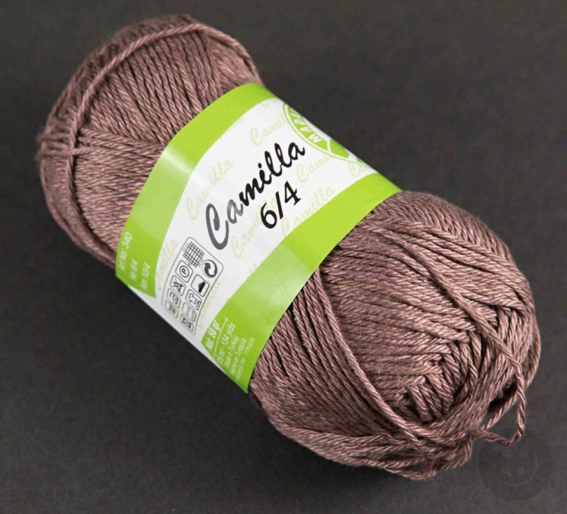 Yarn Camilla - chocolate - color number 5322