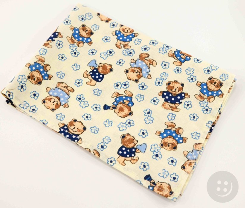 Tischset aus Baumwolle mit Teddybärmotiv für Kinder