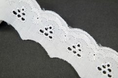 Madeira  - bílá - šířka 2,5 cm