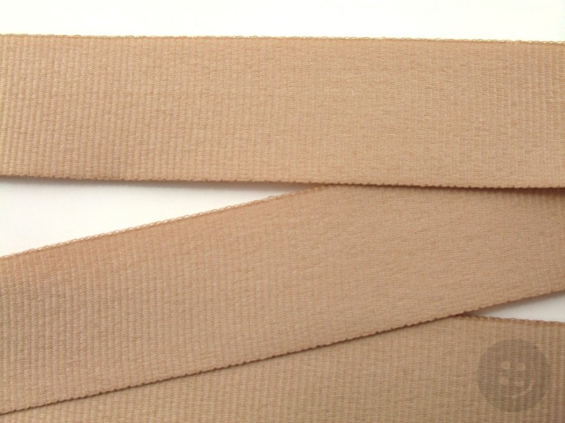 Ripsband - beige - Breite 2,7 cm