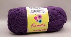Yarn Camila natural - dark purple - color number 60