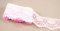Silonová čipka - svetlo ružová - šírka 4 cm