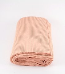 Polyester knit -  beige- dimensions 16 cm x 80 cm