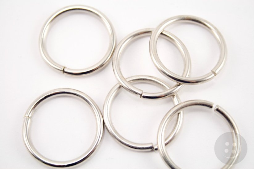 Ring - silver - inner diameter 2,5 cm