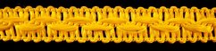 Decorative braid - yellow - width 1 cm