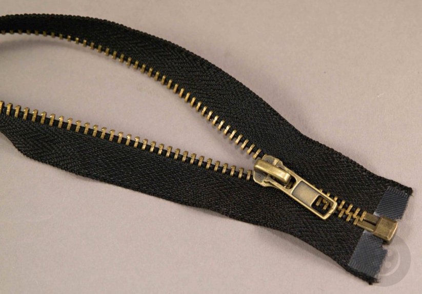 Dělitelný kovový starokovový zip č.5 více barev - délka (30 - 100 cm)