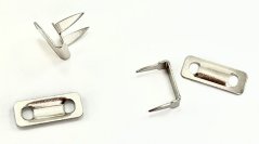Trouser hook, impaling, simple - size 1.6 cm x 1 cm