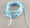 Satin cord - light blue - diameter 0.2 cm