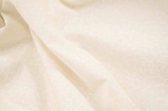 Cotton fabric - cream branches on cream background - width 140 cm