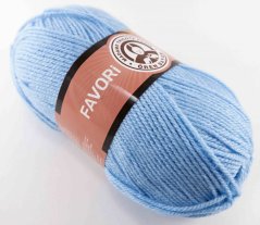 Priadza MTP Favori - stredne modrá 012