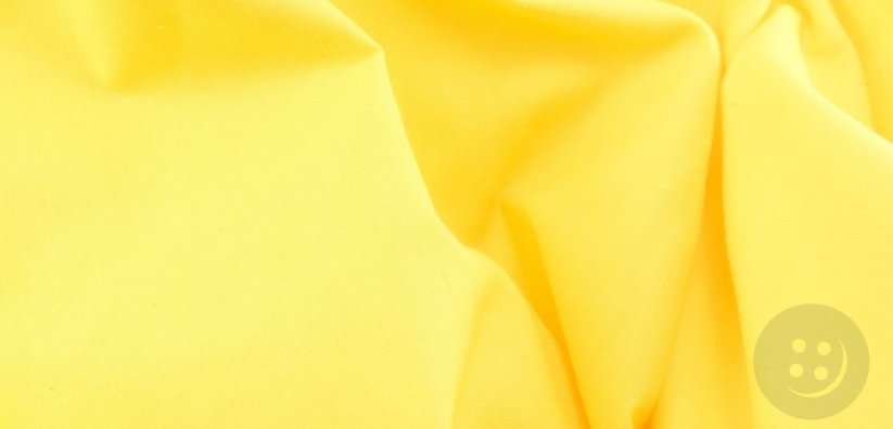 Bavlněné plátno - citronově žlutá - šíře 150 cm