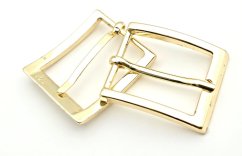 Metall-Dekorschnalle mit Dorn - gold - Durchlass 2,5 cm