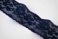 Nylon lace - dark blue - width 3.5 cm