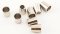 Metall Kordelstopper - silber - ordelzug 0,5 cm