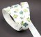 Rapeseed ribbon with cacti - white, green - width 1.5 cm