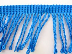 Fringes - blue - width 6 cm