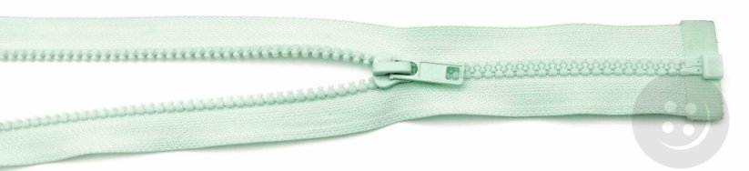 Plastic open-end zippers cubes - length (30 - 95 cm) - various colours