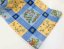 Bavlněný patchwork ubrus modrožlutý
