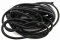 Elastic rope - black - diameter 1 cm