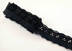 Madeira  - schwarz - Breite 2,5 cm