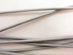Thick round elastics - light grey - diameter 0,3 cm