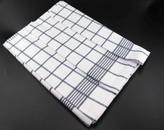Geschirrtuch Set 3 Stück - Karo - hellgrau weiß - Größe 50 cm x 70 cm