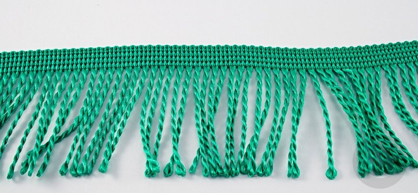 Fringes - green - width 6 cm