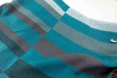 Turquoise cashmere scarf