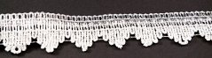 Mettalic gimp braid trim - silver - width 3,5 cm