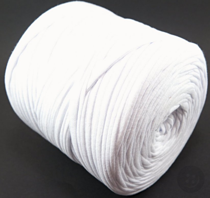 Cotton Spaghetti yarn - white - 1000g