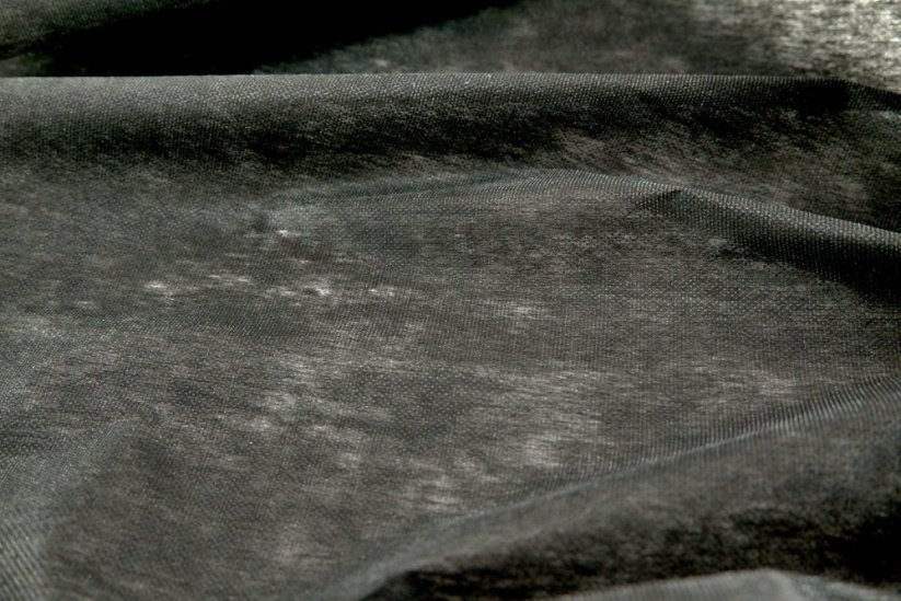 Zažehlovací vlizelin šíře 90 cm - šedý - 30 g/m²