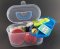 Set of sewing supplies in a plastic box - large