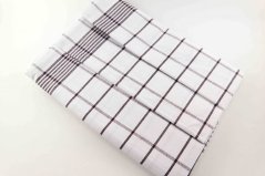 Geschirrtuch-Set 3-teilig - Würfel - Braun - Größe 50 cm x 70 cm