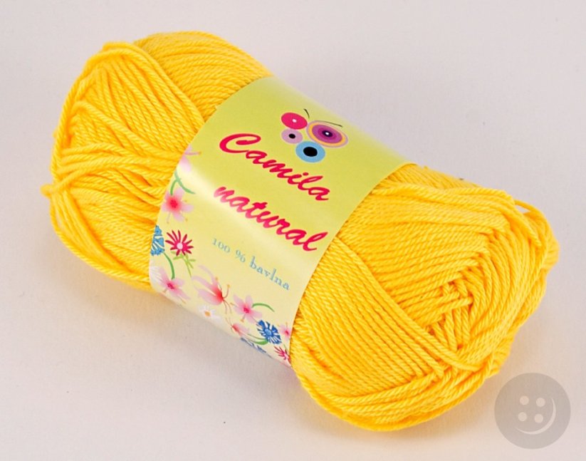 Yarn Camila natural - yellow - color number 180