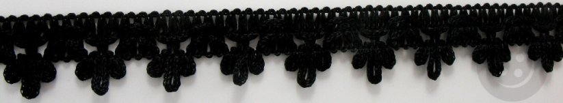 Decorative braid - black - width 2 cm