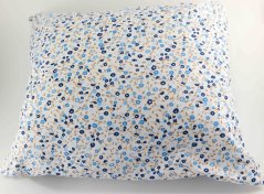 Kräuterkissen Kräuter-Reset - blaue Blüten mit Stielen - Größe 35 cm x 28 cm