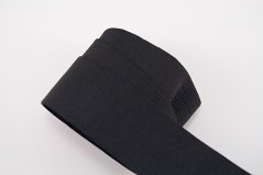 Prádlová pruženka - měkká - černá - šířka 4 cm